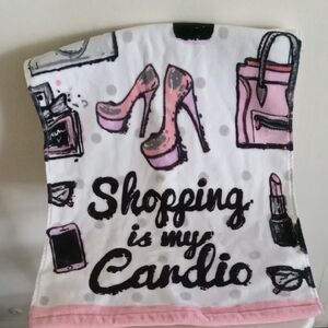 Shopping is My Cardio Hand Towel